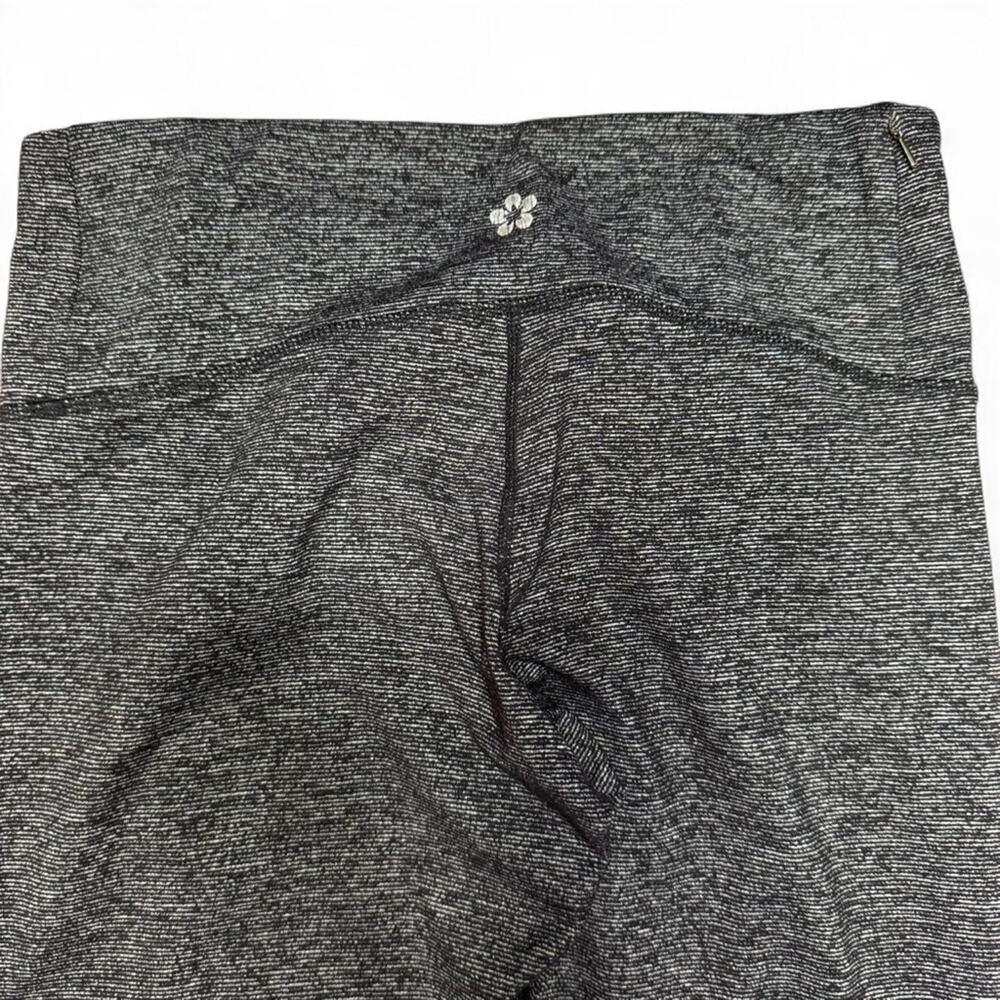 Tuff Athletics Gray Black Yoga Leggings S Supplex Lycra Workout - Picture 6 of 9